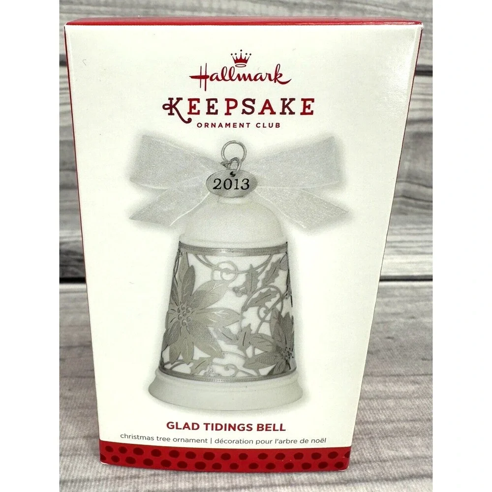 Hallmark Keepsake Ornament 2013 GLAD TIDINGS BELL MEMBER EXCLUSIVE